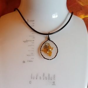 Fall necklace, amulet